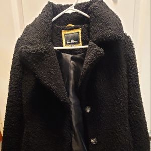 Sam Edelman Black Teddy Coat